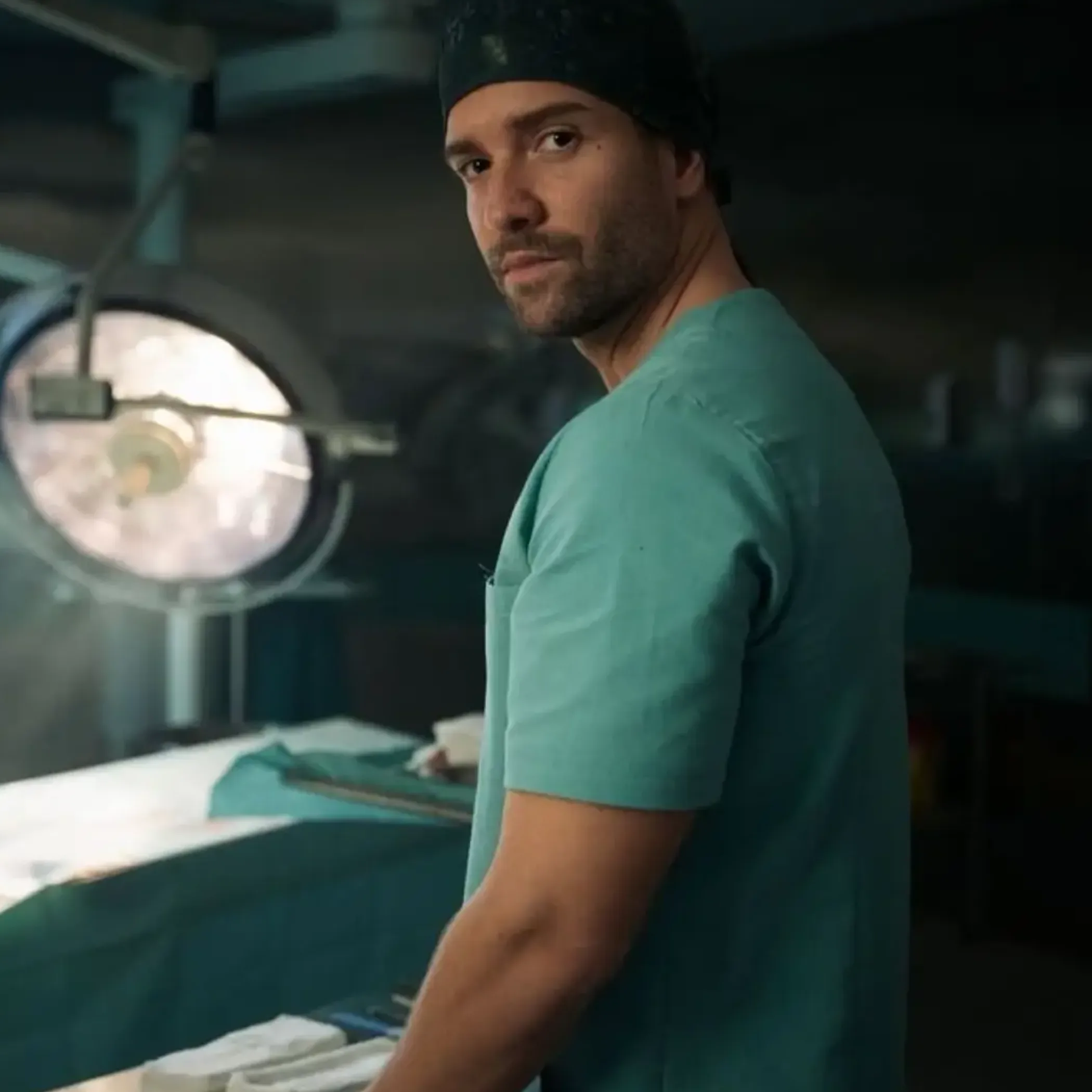 surgeon in surgical attire